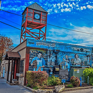 Wall mural in New Braunfels, Texas
